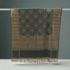 Elegantní šátek 215x105 v barvě zelené tenký dámský a pánský šátek