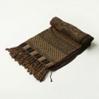 Elegantní šátek tmavě zelený 215x105 tenký dámský šátek