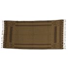 Elegantní šátek tmavě zelený 215x105 tenký dámský šátek