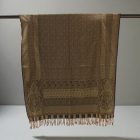 Elegantní šátek tmavě zelený 215x105 tenký dámský šátek