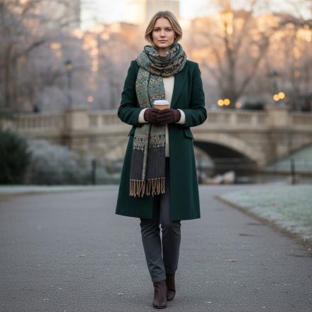 Šátek s orientálním vzorem 215x105 zeleno modrý bavlněný šátek