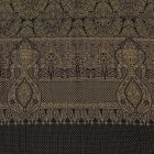 Velký šátek 215x105 velký hnědo modrý dámský šátek