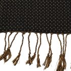 Velký šátek 215x105 velký hnědo modrý dámský šátek