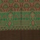 Dámský šátek 215x105 zelený hnědý elegantní dámský šátek