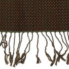 Dámský šátek 215x105 zelený hnědý elegantní dámský šátek