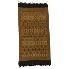 Elegantní šála zlatá černá 215x105 tenká dámská šála