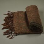 Velká šála tmavě zelená 215x105 velká dámská šála