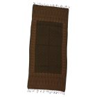 Elegantní dámský šátek 215x105 tmavě zelený s autentickým vzorem