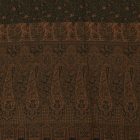 Elegantní dámský šátek 215x105 tmavě zelený s autentickým vzorem